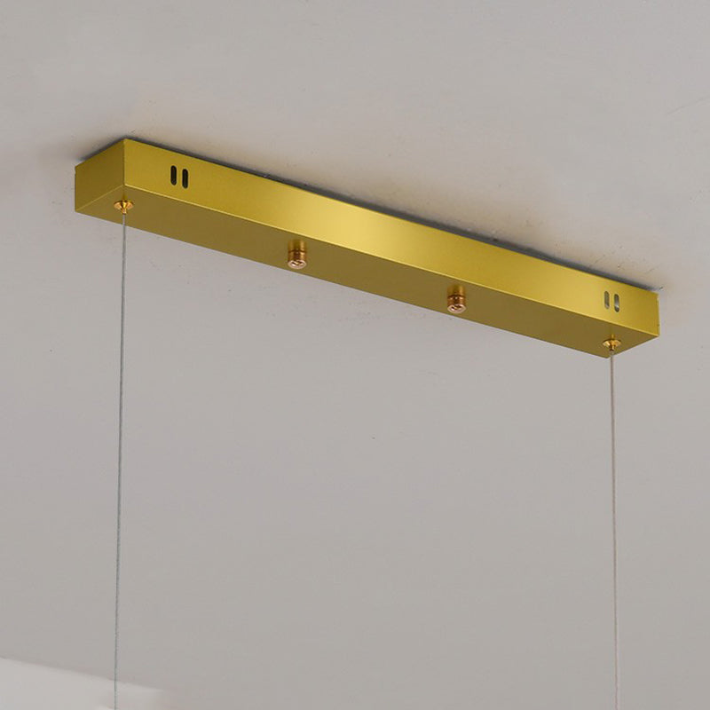 Nórdica Dining Island Light Kitchen Simple Led Glass Shade Colgara de luz colgante