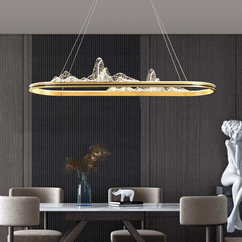 Nordic Modern Dining Island Light Kitchen LED Ceiling Hanging Light Fixture
