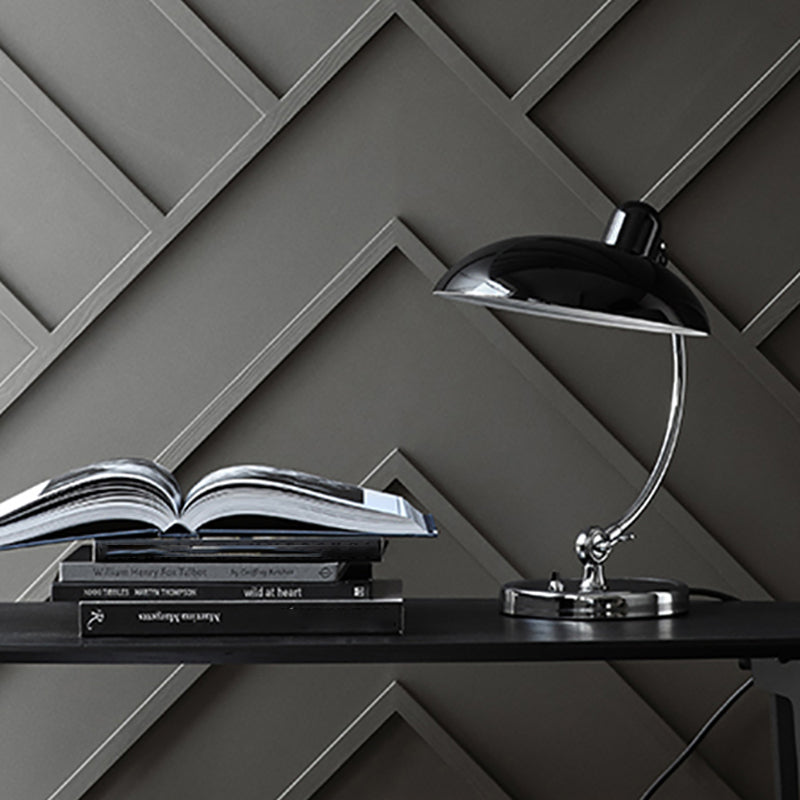 Nordic Arc Table Lamp Colorful Single Light Table Lamp with Metal for Bedroom