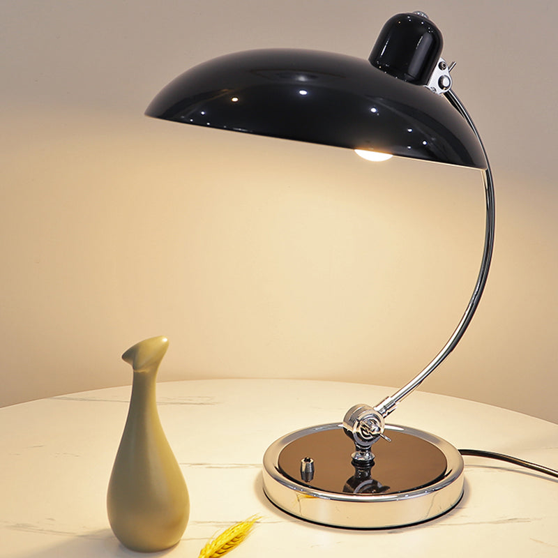 Nordic Arc Table Lamp Colorful Single Light Table Lamp with Metal for Bedroom