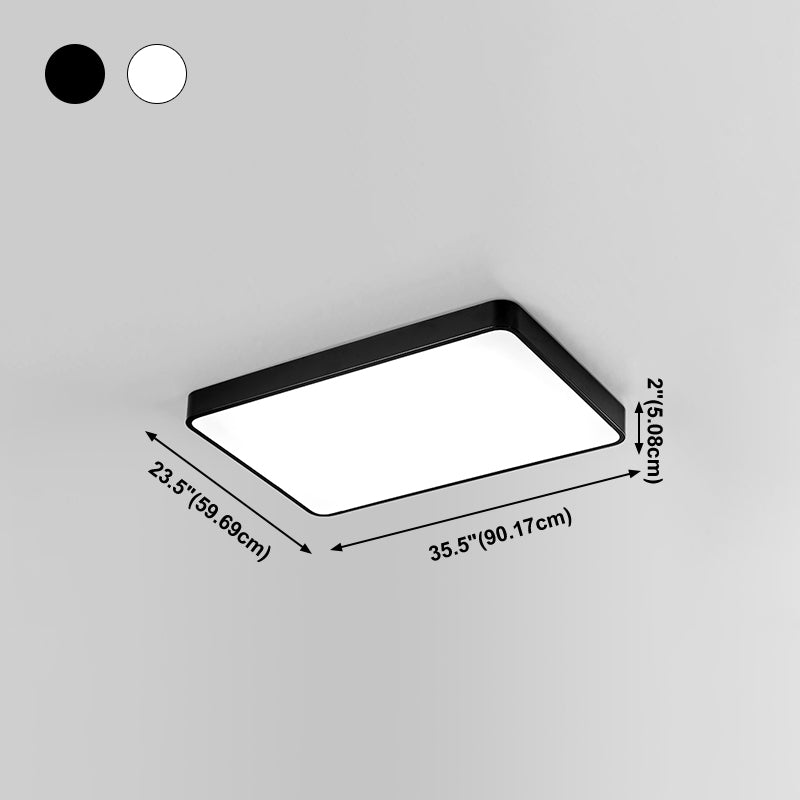 Plafoniera a LED Geometry Apparecchio di illuminazione da incasso con semplicità contemporanea