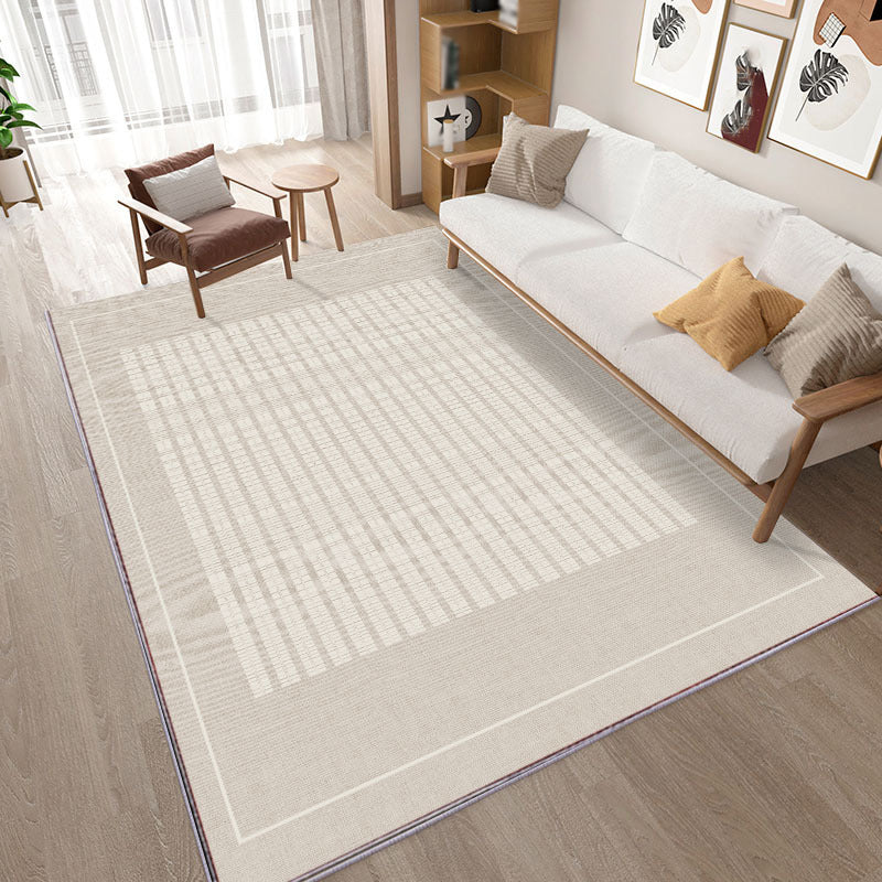 Watercolor Ink Abstract Carpet Simple Carpet Non-Slip Backing Rug for Living Room