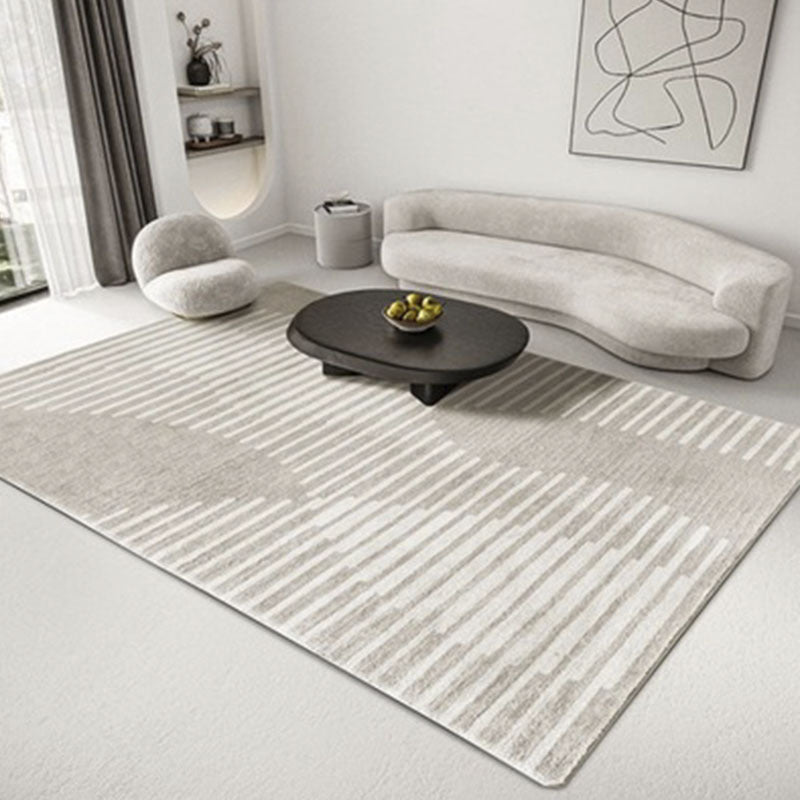 Tapis de polyester de tapis d'intérieur moderne tapis de support sans glissement pour décoration intérieure