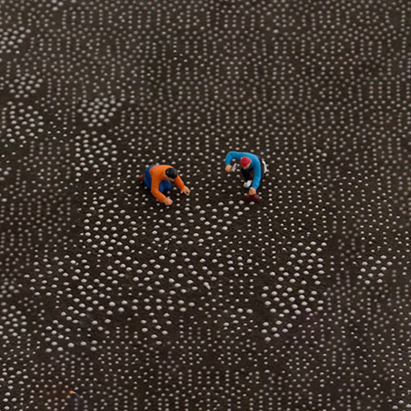 Modern Geometric Circle Rug Area Rug Anti-Slip Backing Carpet for Bedroom