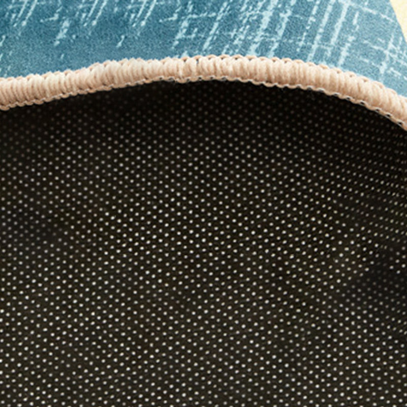 Tapis géométrique à carreaux moderne tapis intérieur du tapis de support non glissant résistant