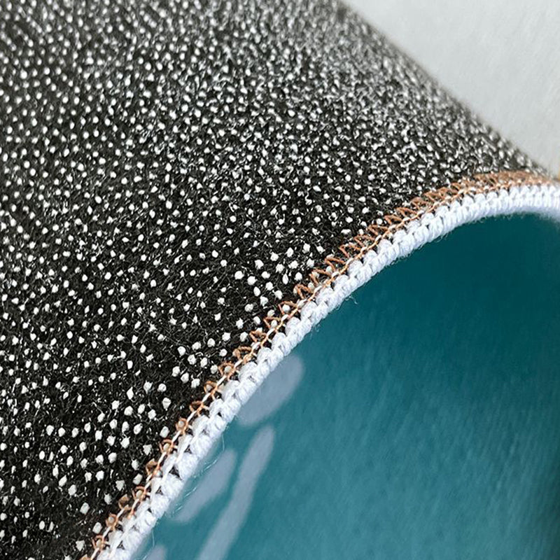 Color Block Rug Area Rug Pet Friendly Polyester Rug for Living Room