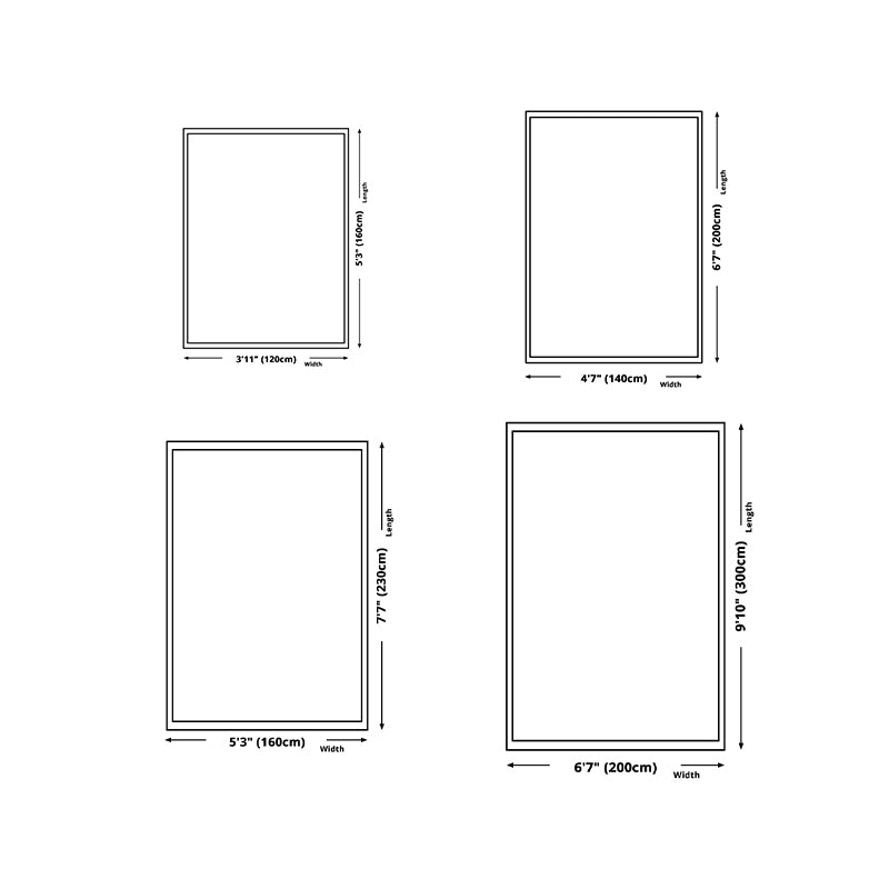 Zwart -wit blokken Tapijt Gebied Tapijt Easy Care binnen Tapijt voor thuisdecoratie