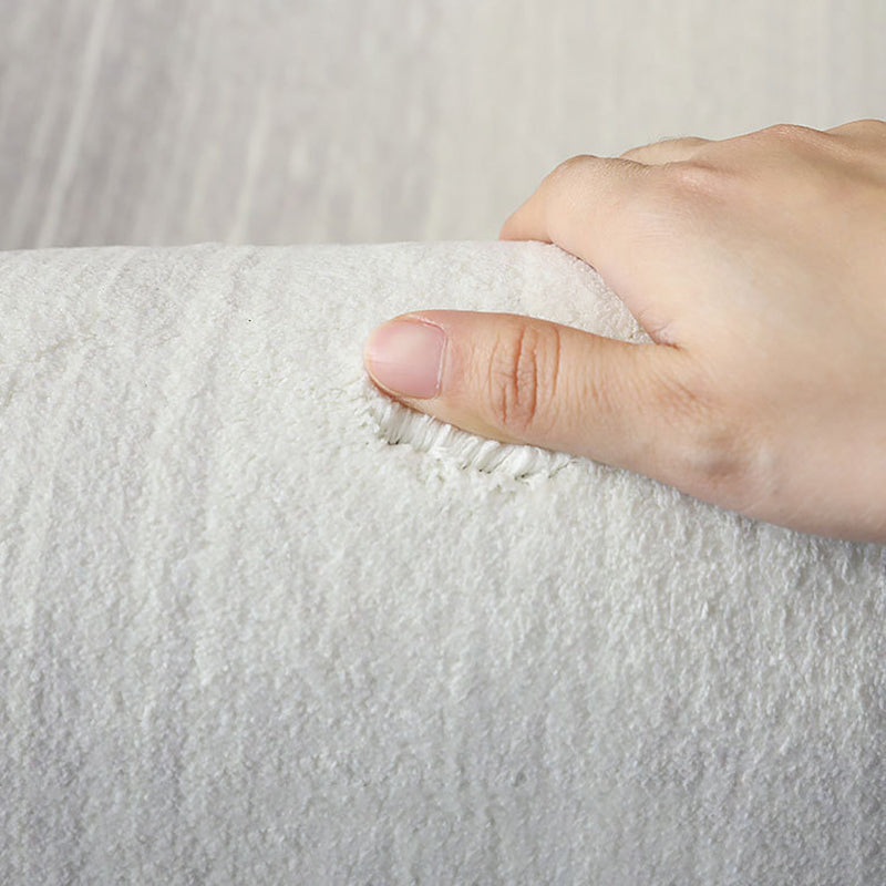 Gray Modern Area Rug Polyester Abstract Graphic Rug Washable Rug for Living Room