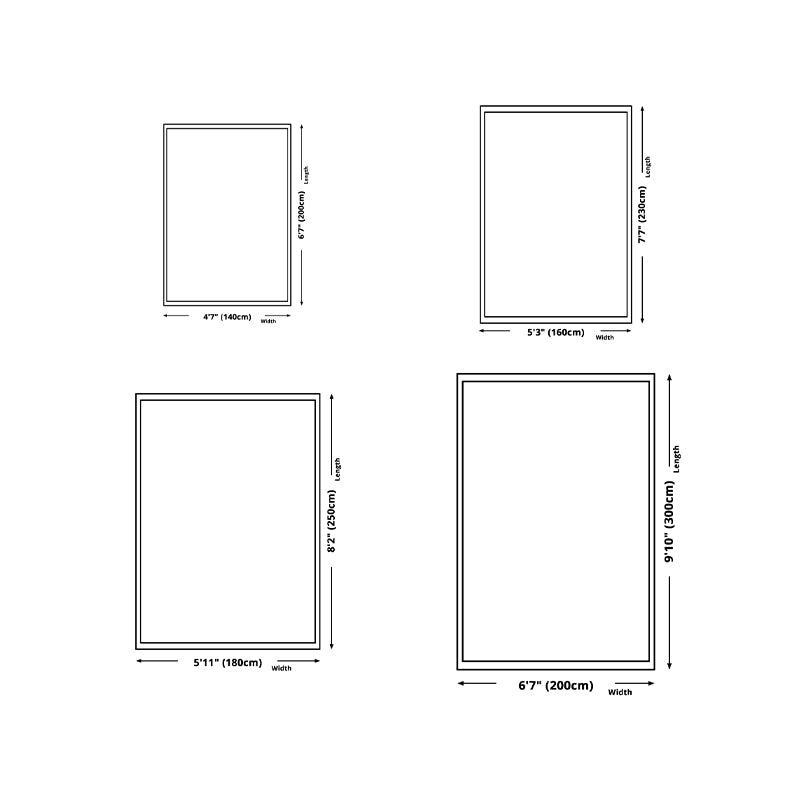 Gray Modern Area Rug Polyester Abstract Graphic Rug Washable Rug for Living Room