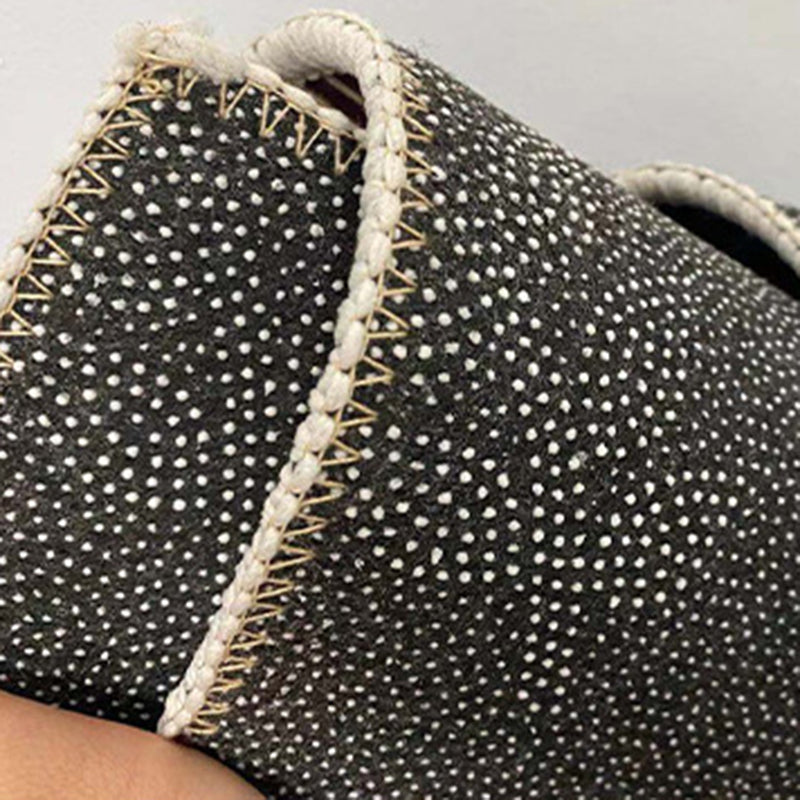 Grey Casual Carpet Polyester Geometry Carpet Washable Carpet for Living Room