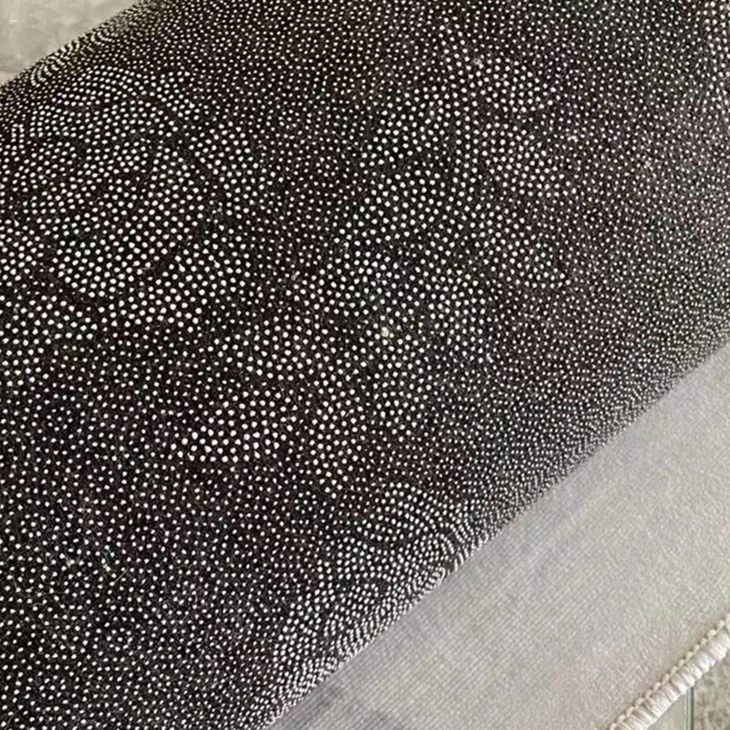 Brown Modern Rug Polyester Pattern Rug Washable Indoor Rug for Living Room