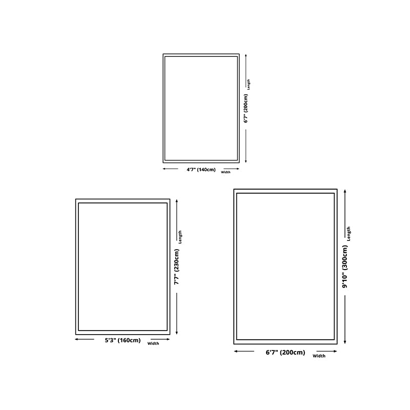 Brown Modern Rug Polyester Pattern Rug Washable Indoor Rug for Living Room