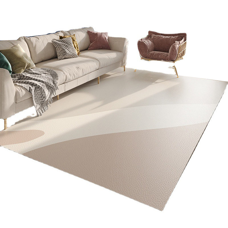 Tapis d'intérieur de couleur beige pvc pvc moderne tapis de support sans glissement pour décoration intérieure