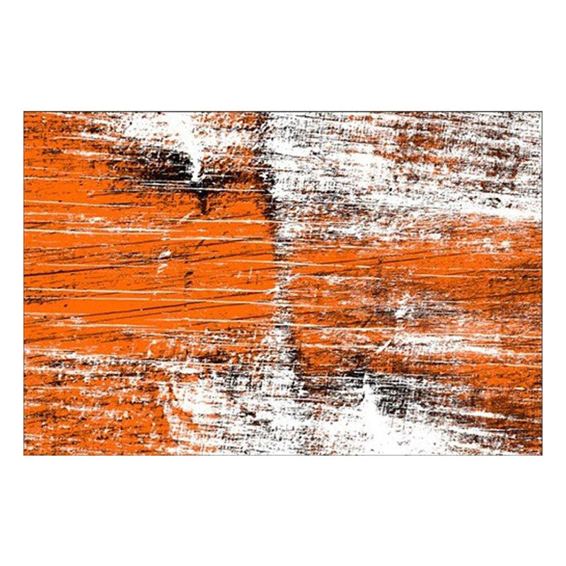 Alfombra de estampado abstracto gris oscuro poliéster alfombra moderna alfombra sin deslizamiento para decoración del hogar