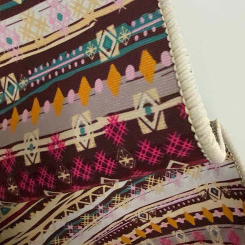 Black Modern Print Carpet Polyester Simple Carpet Washable Carpet for Living Room