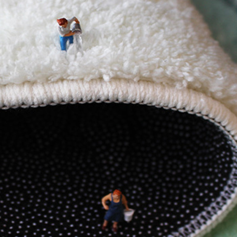 Oranje modern tapijten polyester grafisch vloerkleurbestendig vloerkleed voor salon