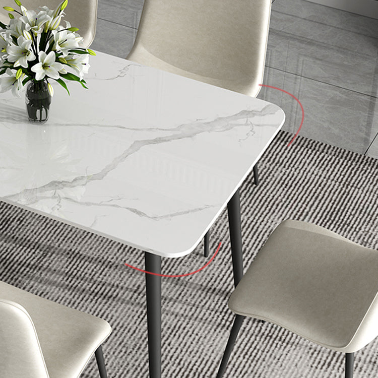 Nordic 1/4/5/7 Pieces Dining Set Sintered Stone White Dining Furniture Set /Separate Items