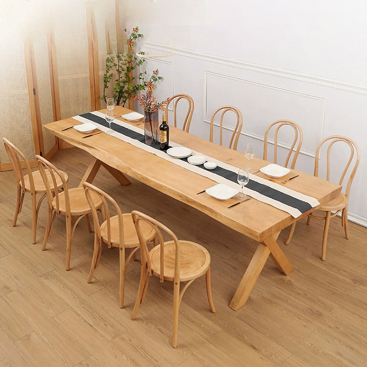 Modern 1/2/5/9 Pieces Dining Set Solid Wood Dining Furniture Set /Separate Items