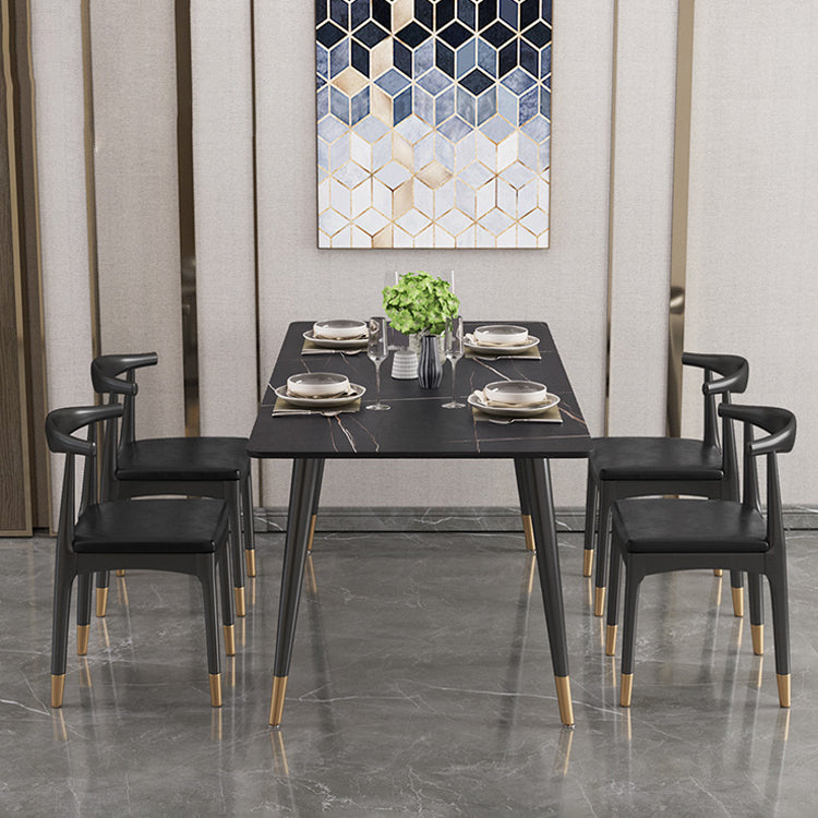 Modern 1/2/5/7 Pieces Dining Furniture Sintered Stone Dining Furniture Set /Separate Items