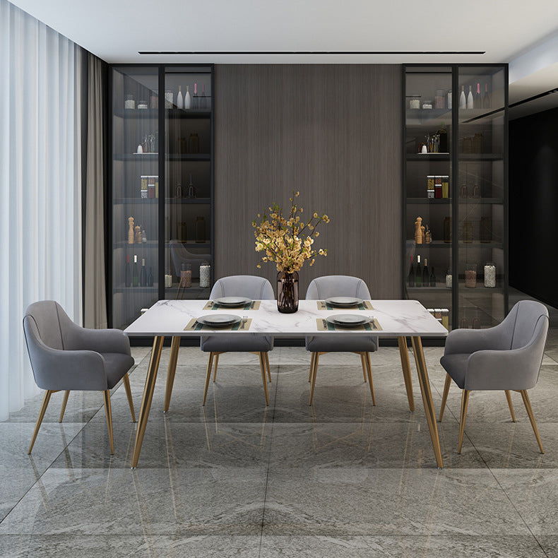 Glam Stone Dining Room Set 1/2/5/7 Pieces Dining Furniture Set /Separate Items