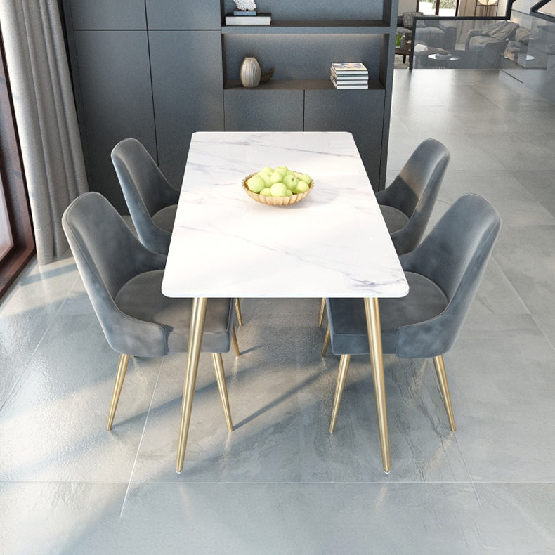 Glam Stone Dining Room Set 1/2/5/7 Pieces Dining Furniture Set /Separate Items