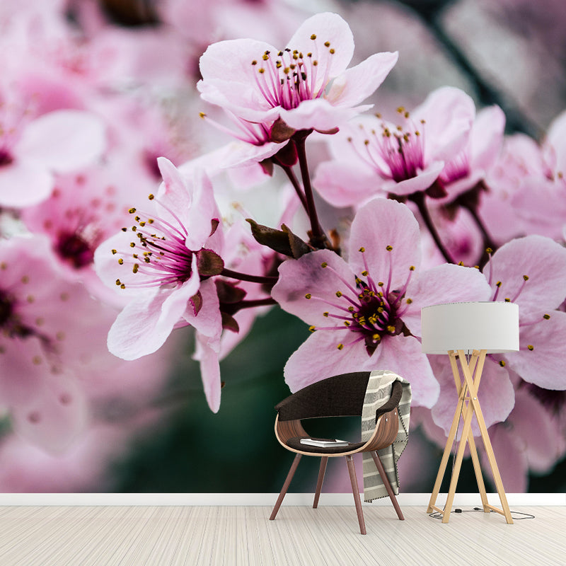 Stain Resistant Decorative Murals Flower Room Wall Murals Wallpaper