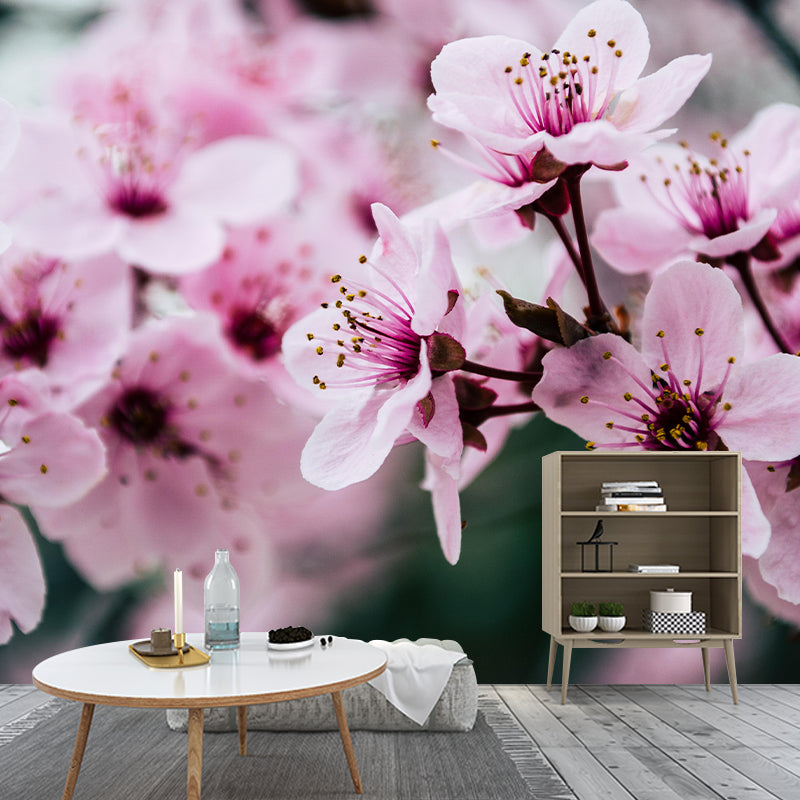 Stain Resistant Decorative Murals Flower Room Wall Murals Wallpaper