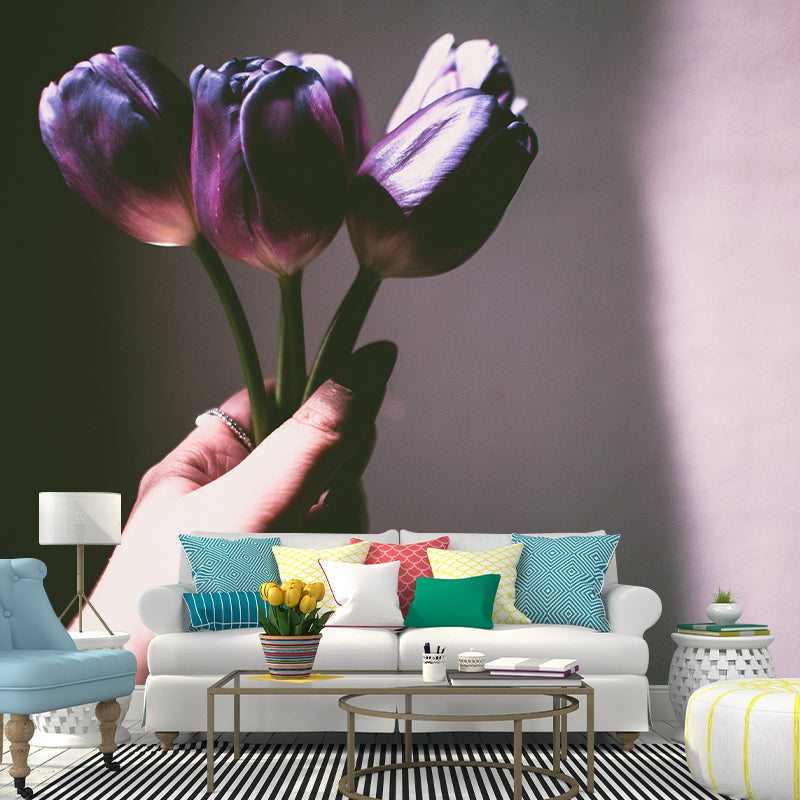 Beautiful Flower Wall Murals Environment Friendly Decorative Room Wall Murals