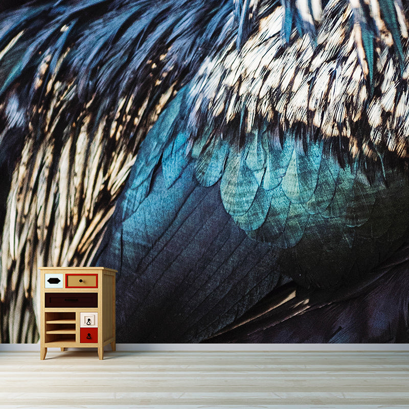 Environment Friendly Decorative Murals Feather Sleeping Room Wall Murals Wallpaper