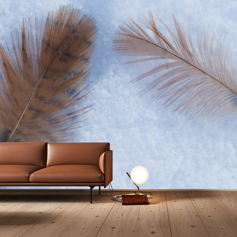 Environment Friendly Decorative Murals Feather Living Room Wall Murals