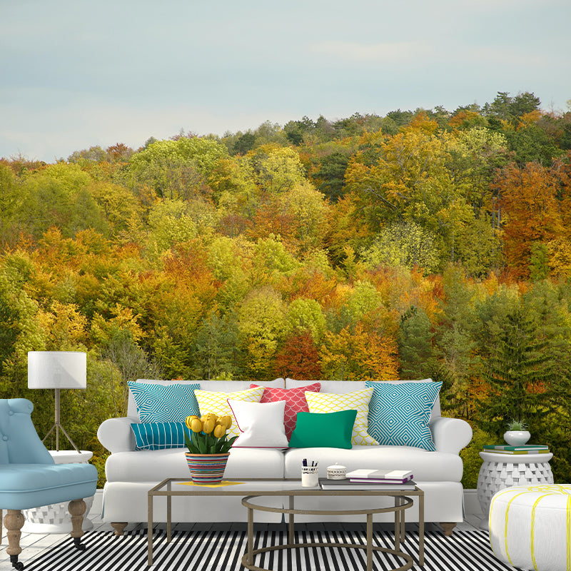 Environment Friendly Forest Murals Sleeping Room Wall Murals