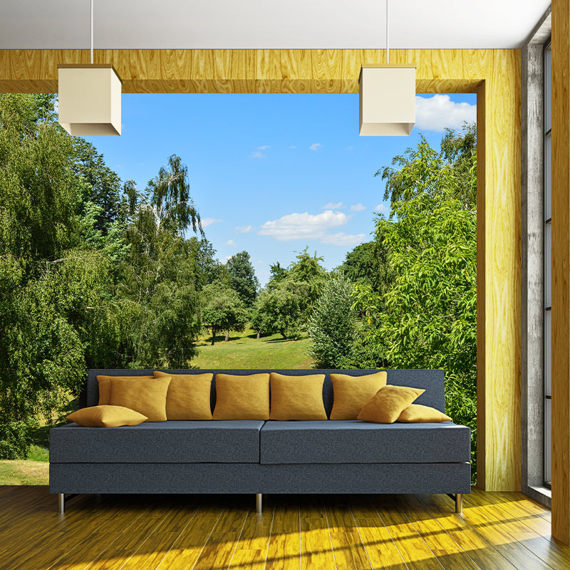 Environment Friendly Forest Murals Sleeping Room Wall Murals