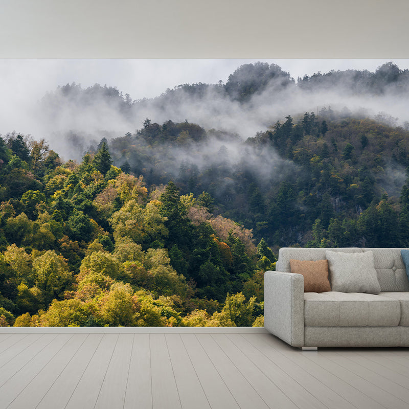 Environment Friendly Decorative Murals Forest Sitting Room Wall Murals Wallpaper