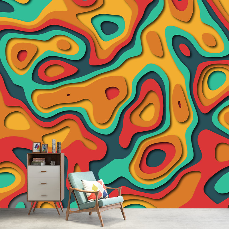 Abstract Illustration Mural Eco-friendly Decorative Wallpaper for Room