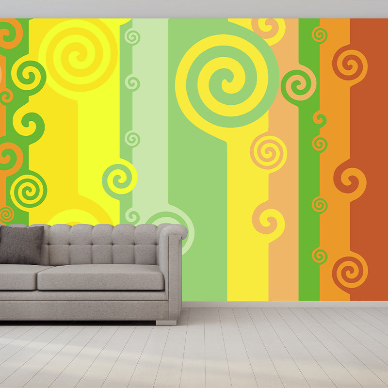 Eco-friendly Illustration Abstract Mural Decorative Wallpaper for Home