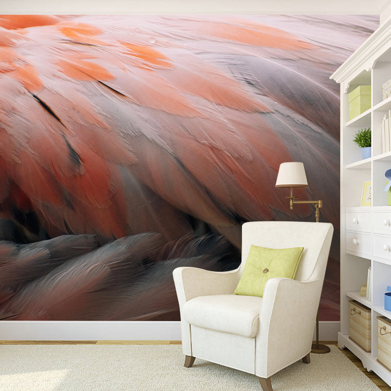 Beautiful Bird Feather Mural Eco-friendly Decorative Wallpaper Wall Art