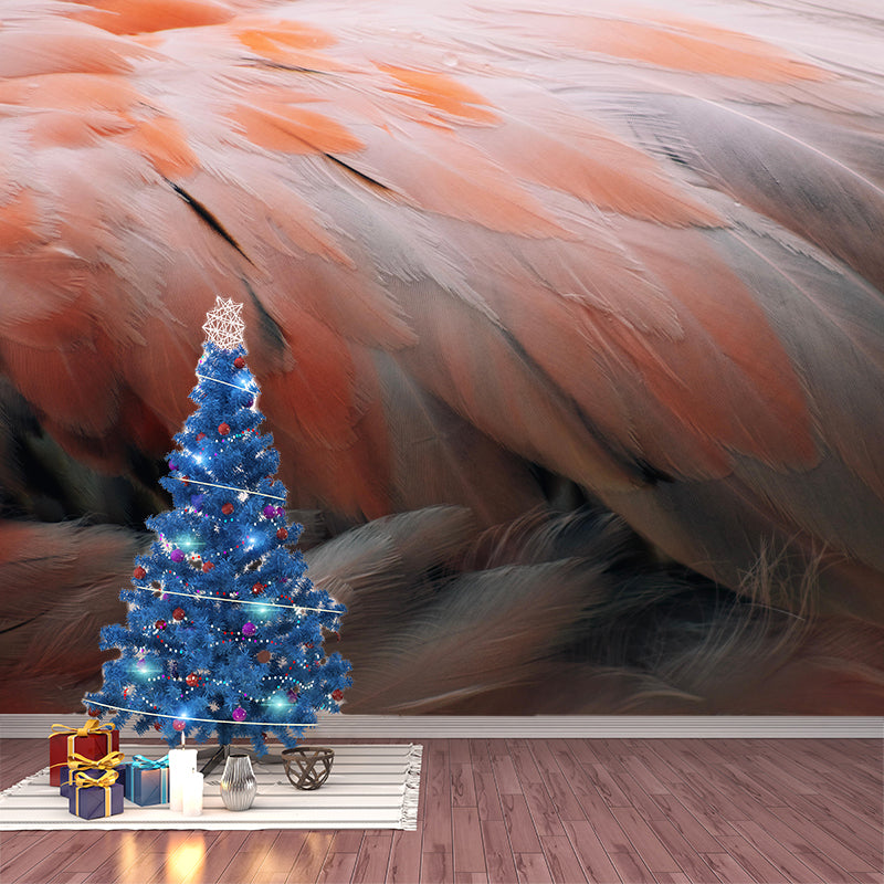 Beautiful Bird Feather Mural Eco-friendly Decorative Wallpaper Wall Art