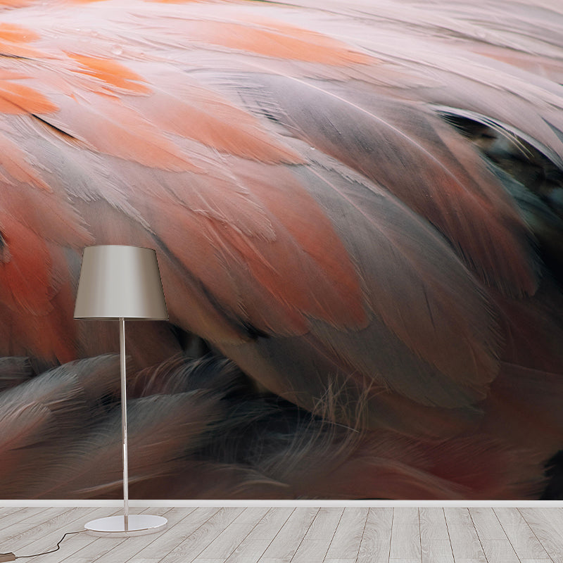 Beautiful Bird Feather Mural Eco-friendly Decorative Wallpaper Wall Art
