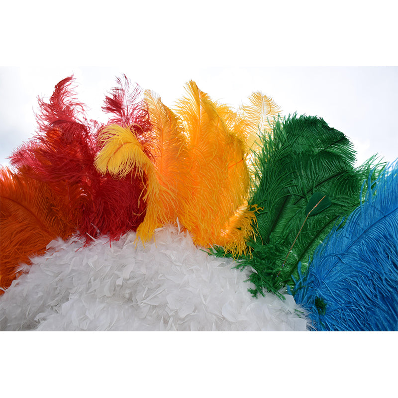 Light Bird Feather Mural Eco-friendly Decorative Wallpaper Home Decor