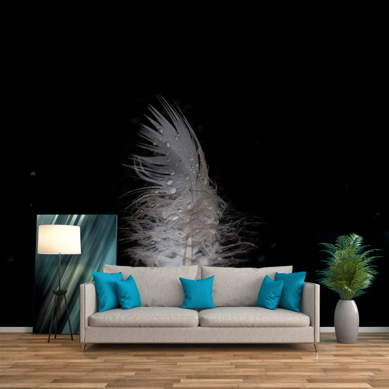 Photography Feather Customized Mural Eco-friendly Decorative Wallpaper for Room