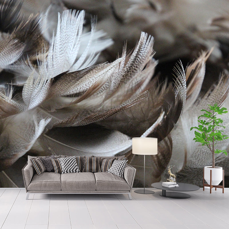Eco-friendly Photography Feather Mural Decorative Wallpaper Wall Decor
