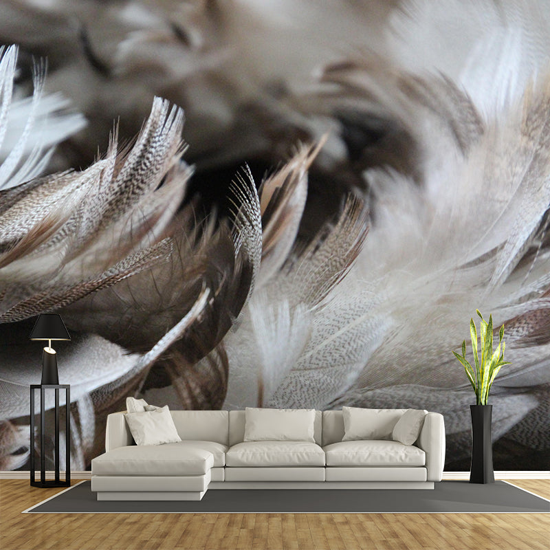 Eco-friendly Photography Feather Mural Decorative Wallpaper Wall Decor