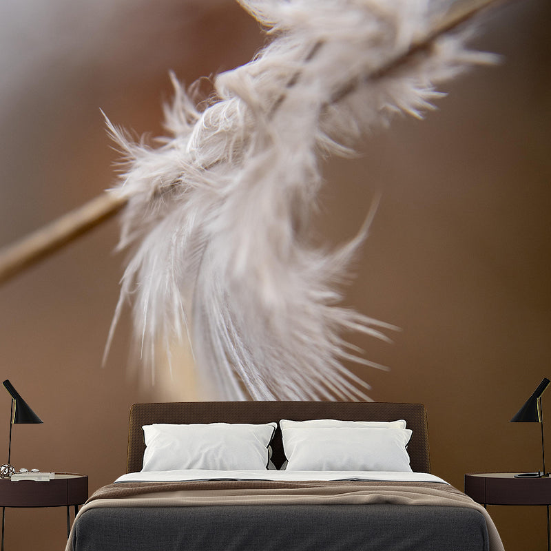 Bird Feather Photography Mural Eco-friendly Decorative Wallpaper Home Decor