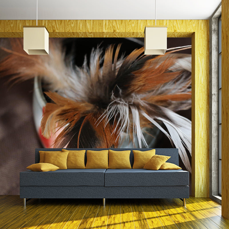 Bird Feather Photography Mural Eco-friendly Decorative Wallpaper Home Decor