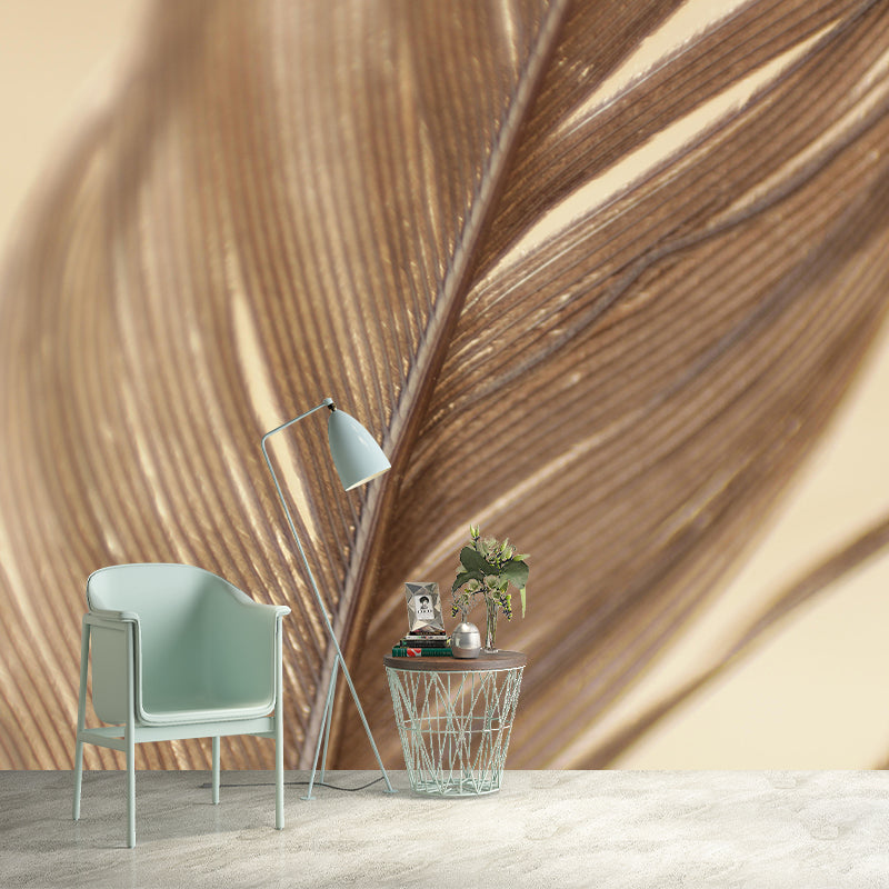 Horizontal Photography Bird Feather Mural Eco-friendly Decorative Wallpaper Wall Decor