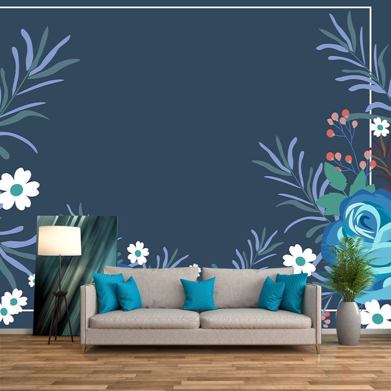 Illustration Tropical Plant Mural Eco-friendly Decorative Wallpaper Home Decor