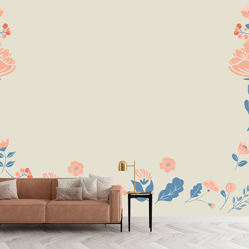 Customized Tropical Plant Mural Eco-friendly Decorative Wallpaper Wall Decor