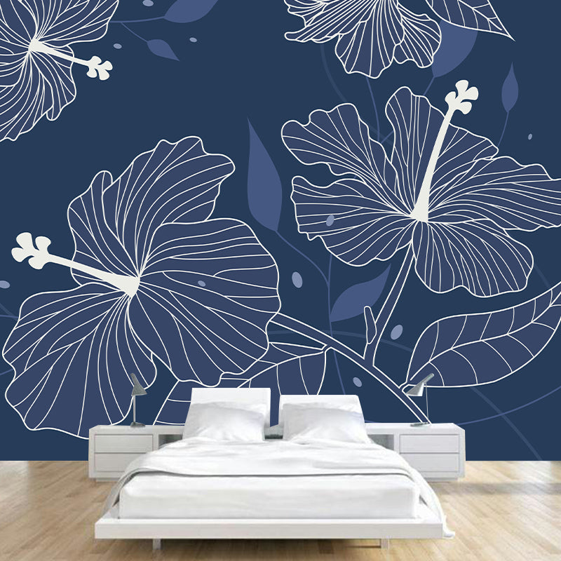 Customized Tropical Plant Mural Eco-friendly Decorative Wallpaper Wall Decor