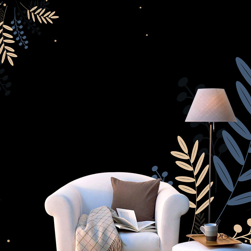 Customized Tropical Plant Mural Eco-friendly Decorative Wallpaper Wall Decor