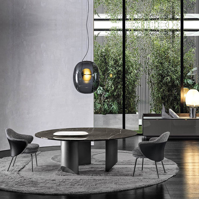 Silla de comedor de metal moderno, silla lateral de tela para uso en restaurantes